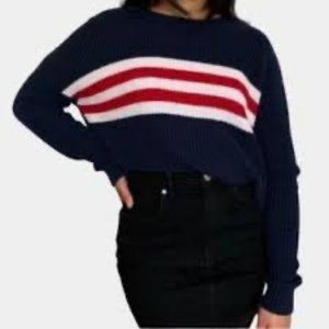 Hollister Rib Knit Crew Neck Sweater S
